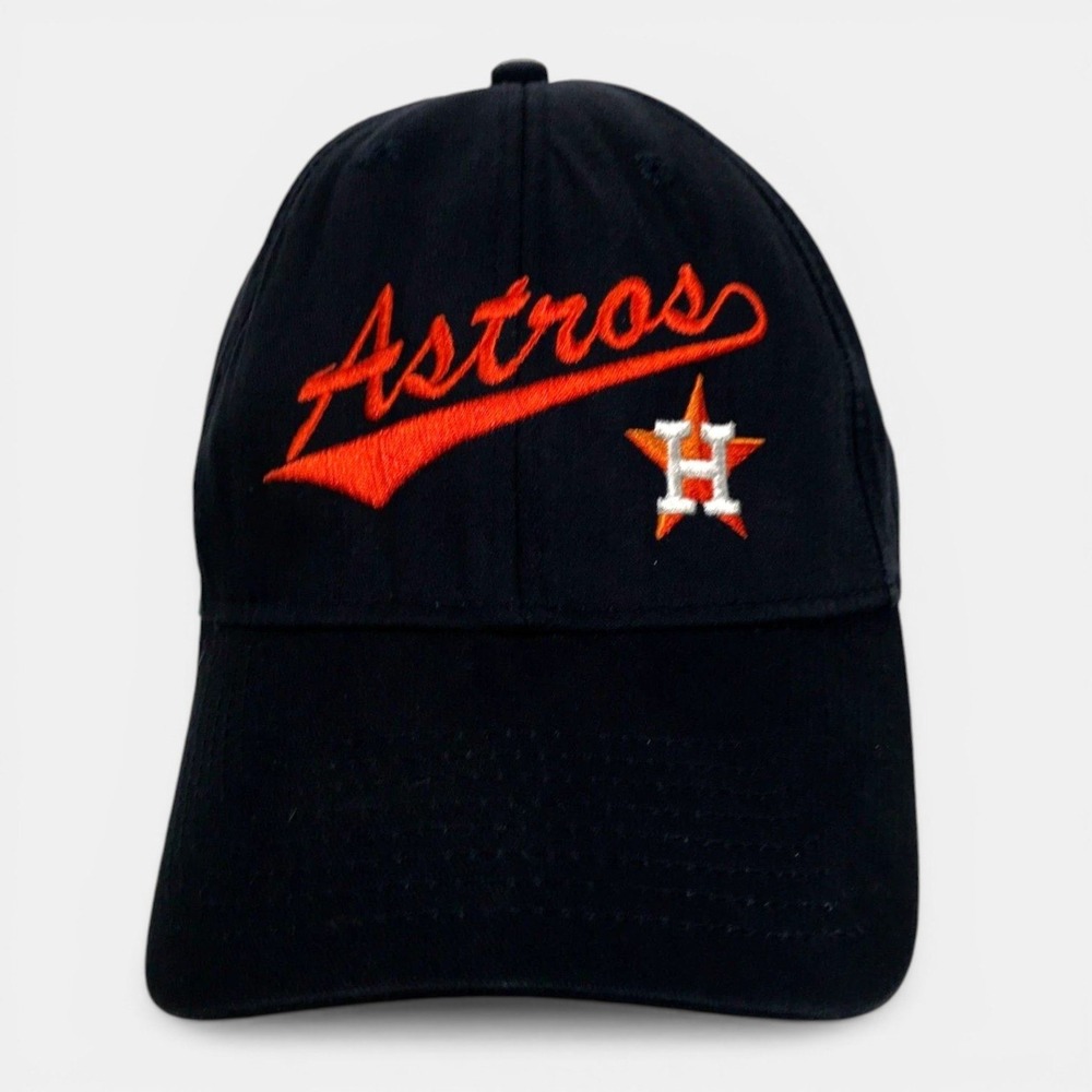 Houston‎ Astros Hat Fan Favorite Blue Orange Embroidered MLB Baseball Cap OSFA